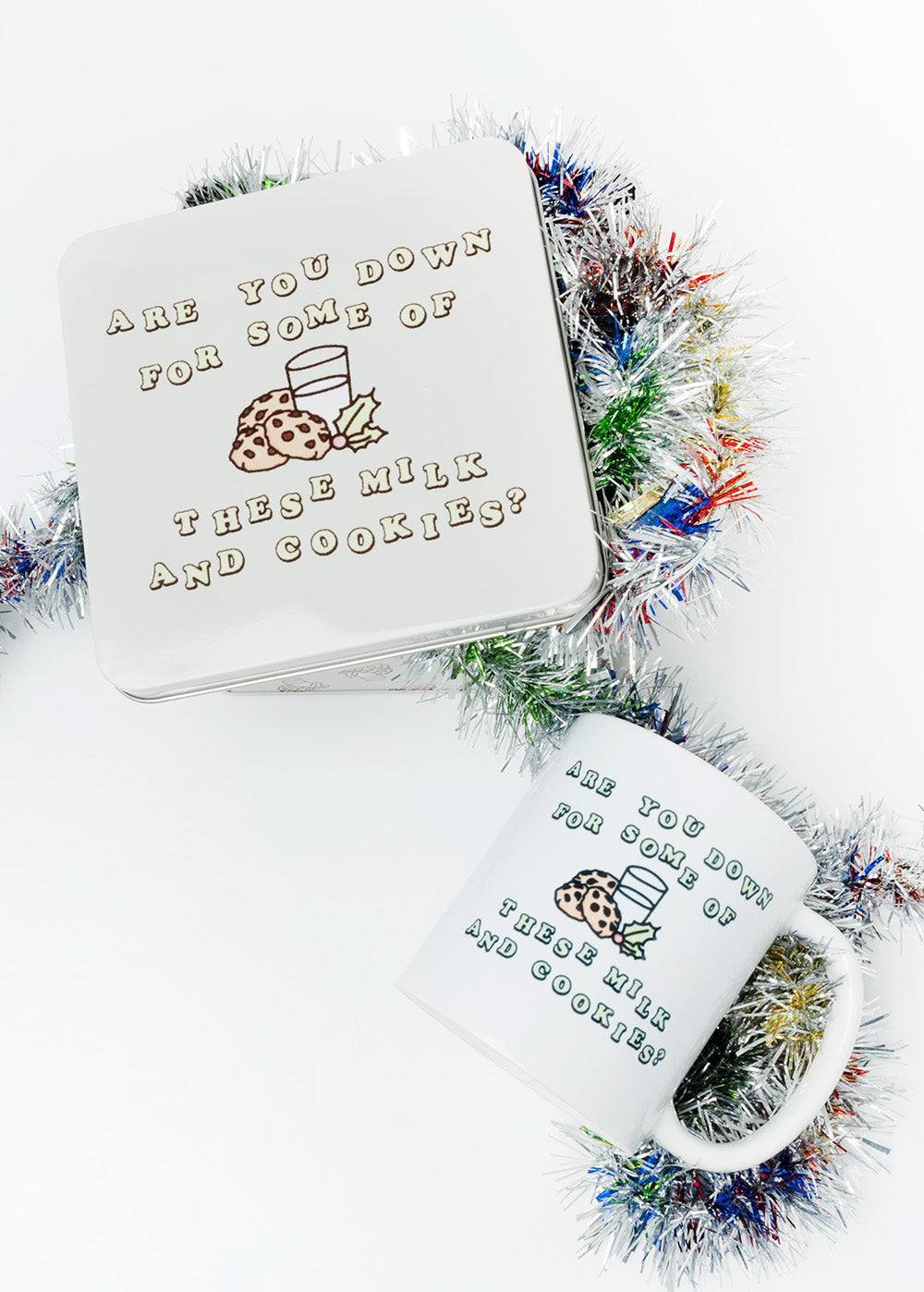 milk and cookies cookie tin